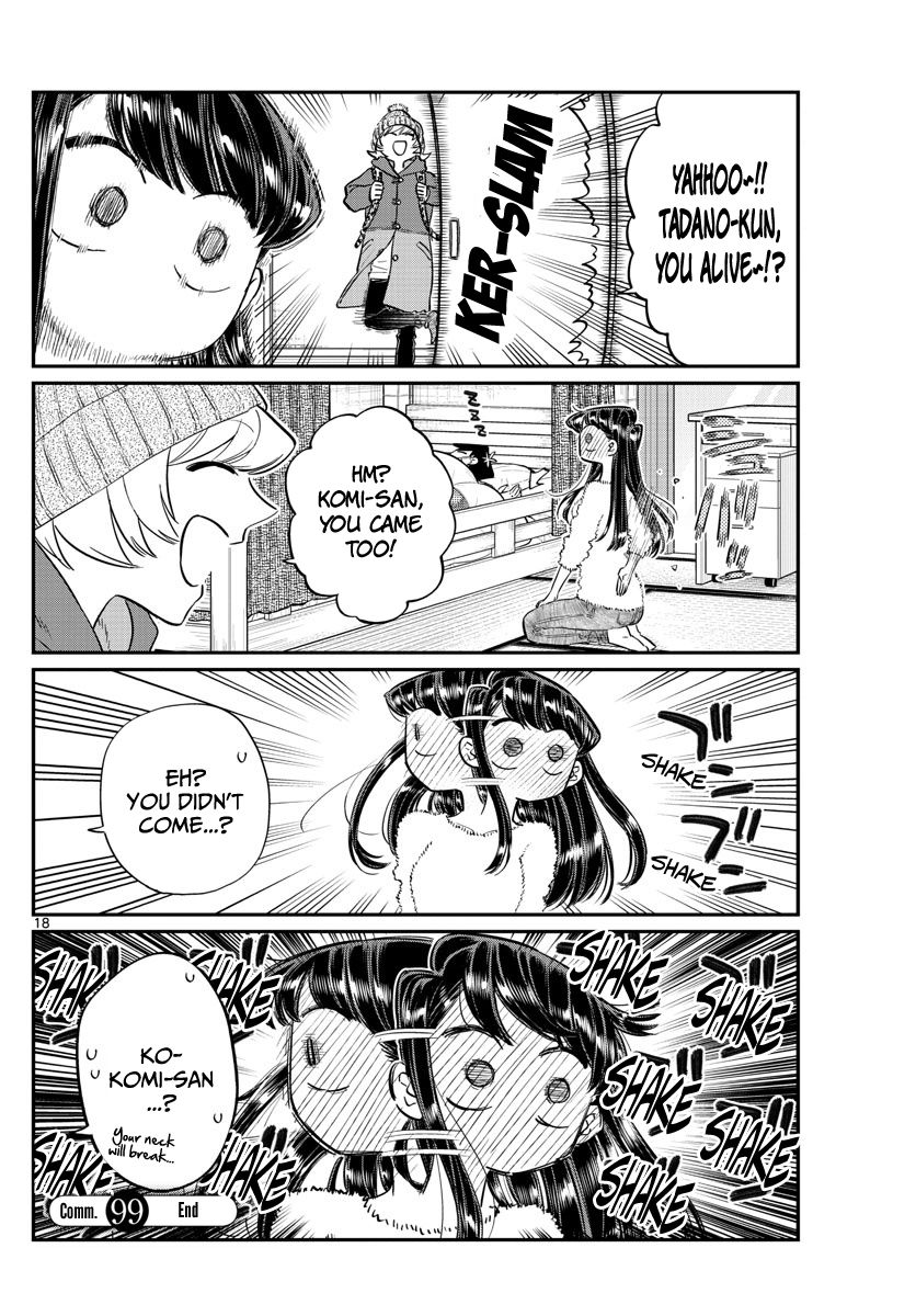 Komi-san wa Komyushou Desu Chapter 99 page 18 - Chapter 99 : A cold
