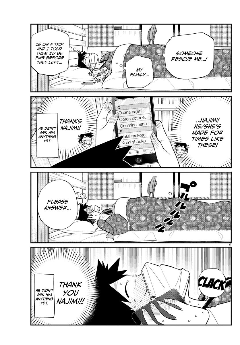 Komi-san wa Komyushou Desu Chapter 99 page 5 - Chapter 99 : A cold