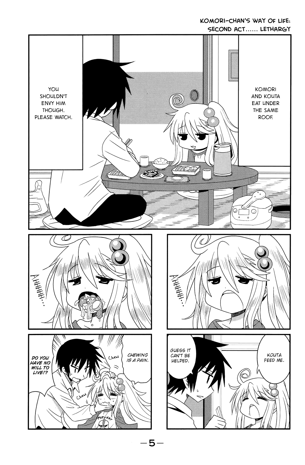 Komori-chan wa Yaruki o Dase Chapter 0 page 5 - Chapter 0
