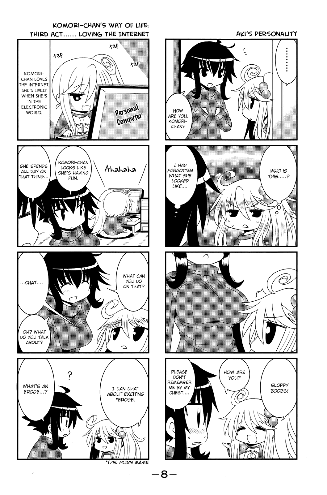 Komori-chan wa Yaruki o Dase Chapter 0 page 8 - Chapter 0