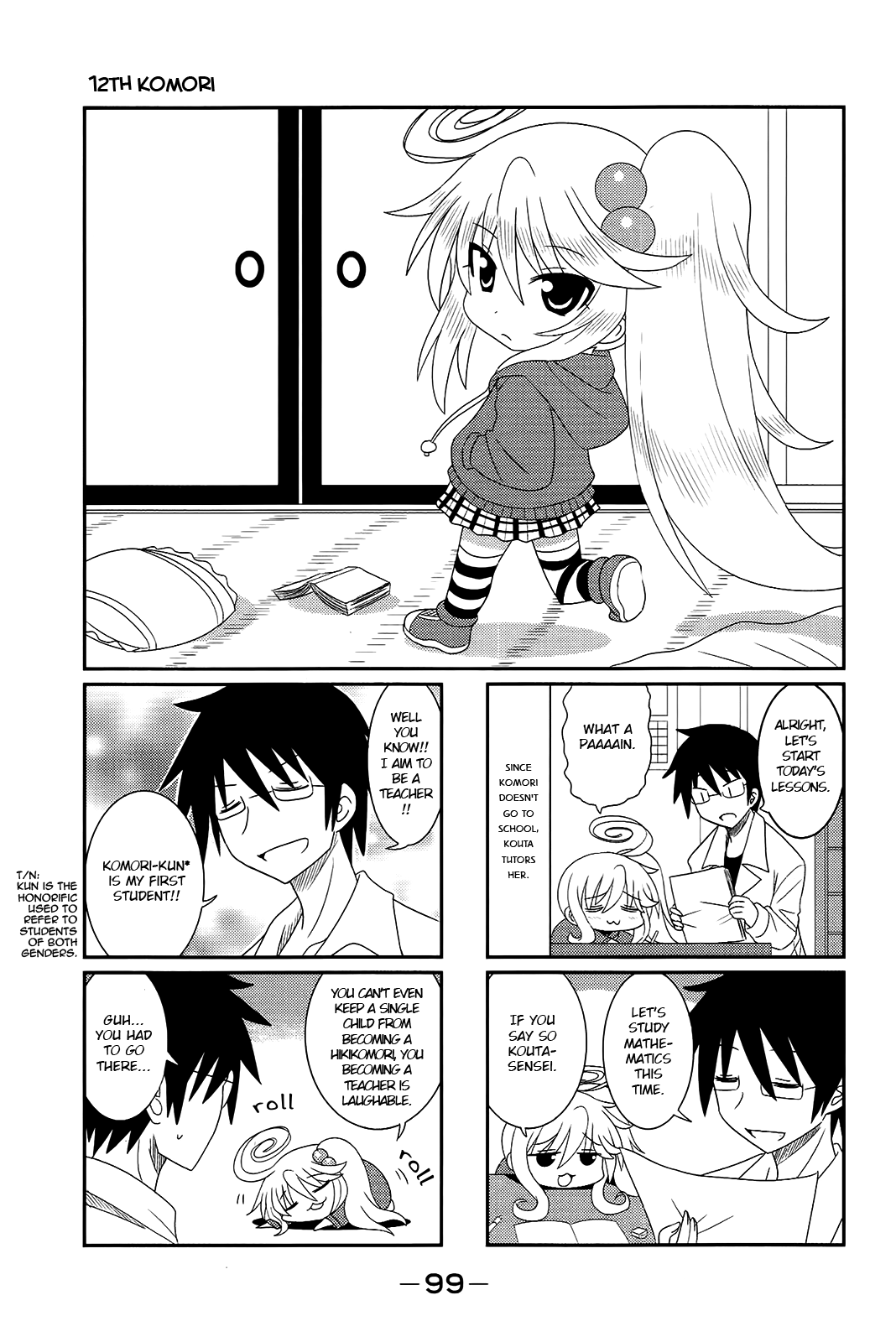 Komori-chan wa Yaruki o Dase Chapter 12 page 1 - Chapter 12
