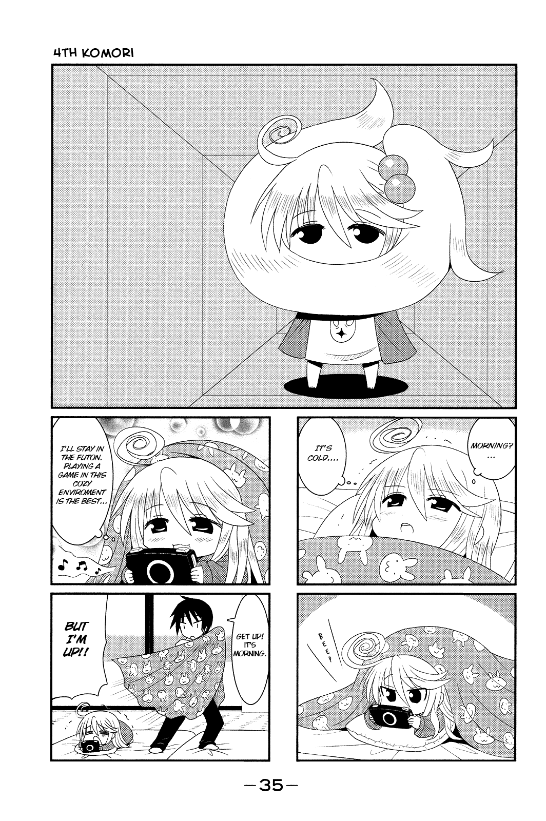 Komori-chan wa Yaruki o Dase Chapter 4 page 1 - Chapter 4