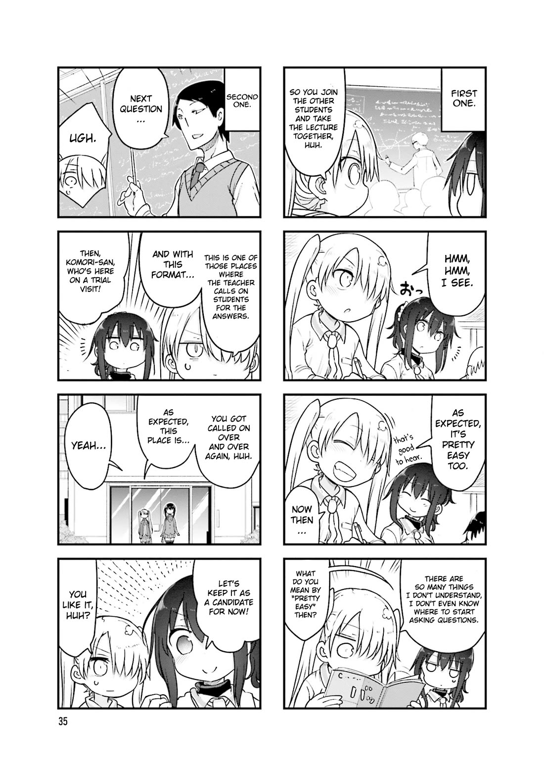 Komori-san wa Kotowarenai! Chapter 114 page 6 - Chapter 114