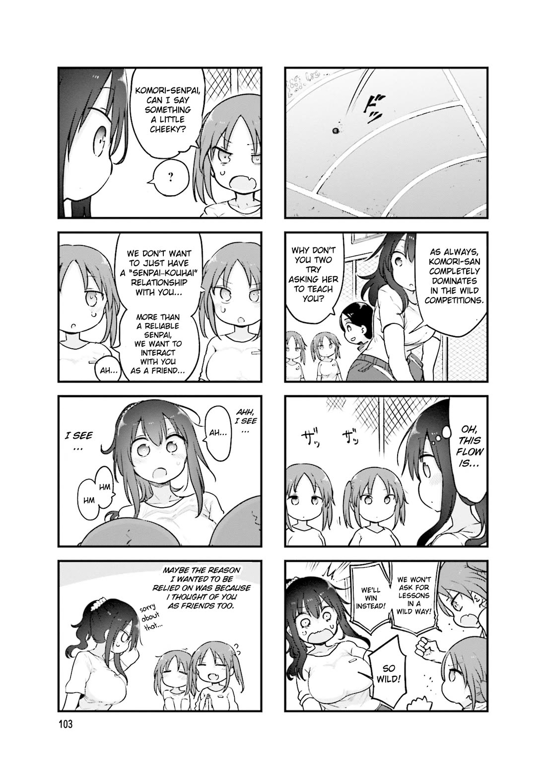 Komori-san wa Kotowarenai! Chapter 122 page 8 - Chapter 122