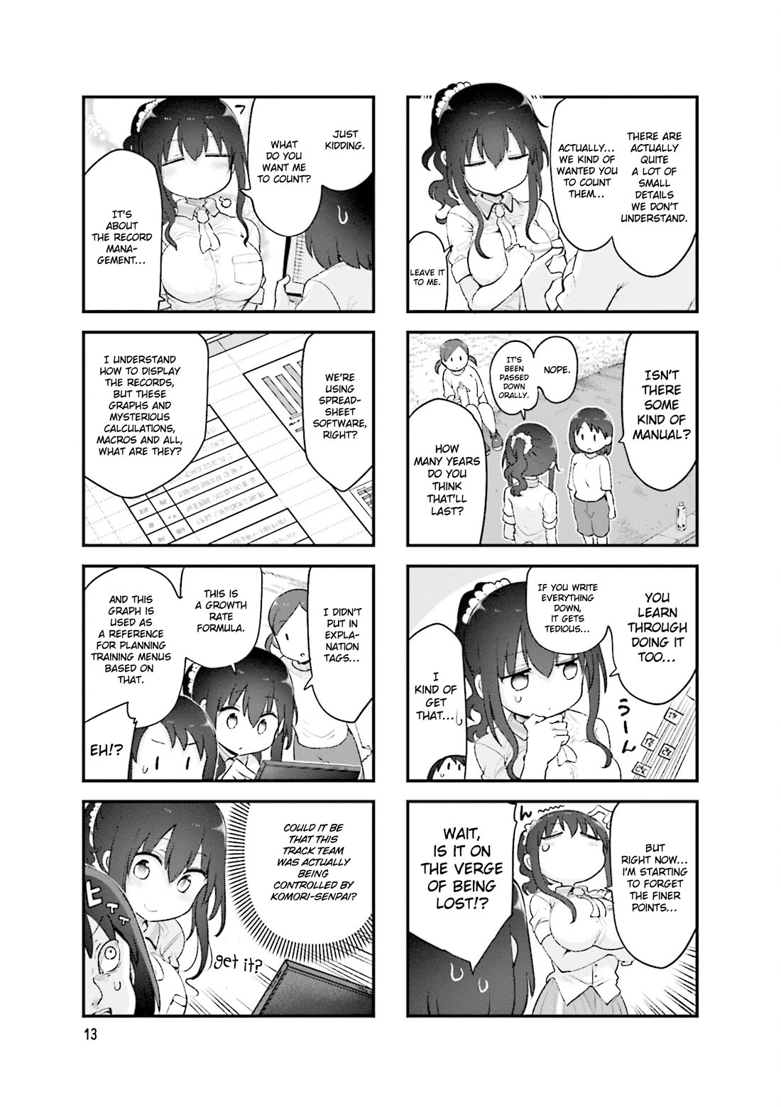Komori-san wa Kotowarenai! Chapter 151 page 4 - Chapter 151
