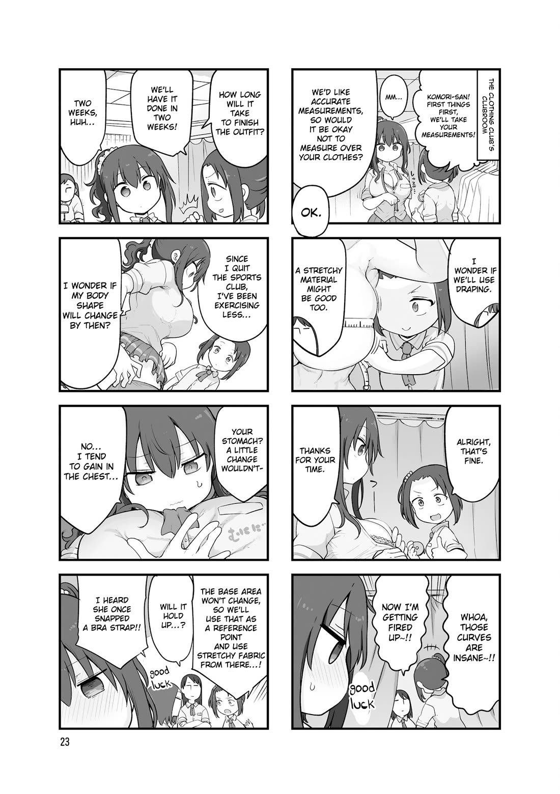 Komori-san wa Kotowarenai! Chapter 152 page 4 - Chapter 152