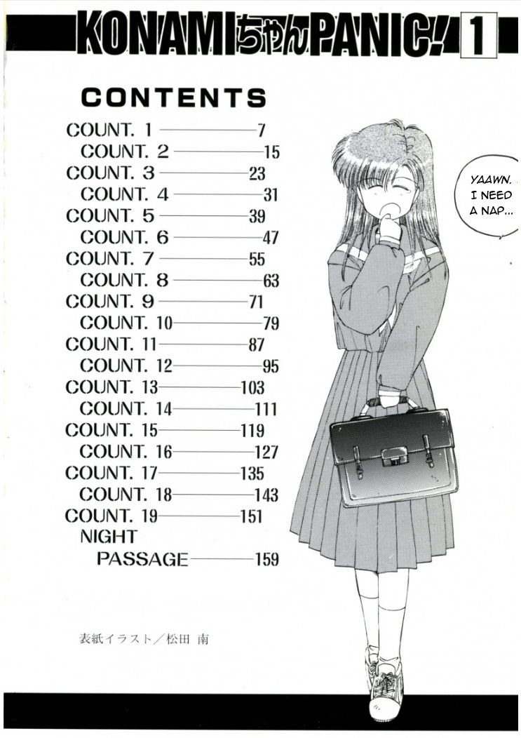 Konami-chan Panic! Chapter 1 page 4 - Chapter 1 : Count. 1