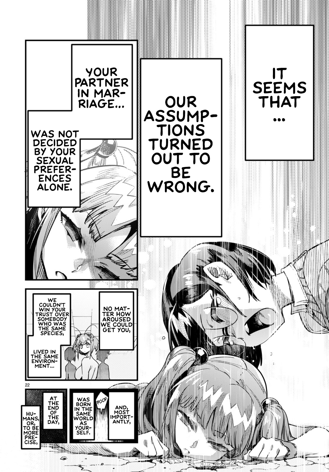 Konchuki Chapter 8 page 21 - Chapter 8: Eye for an Eye, Human for...