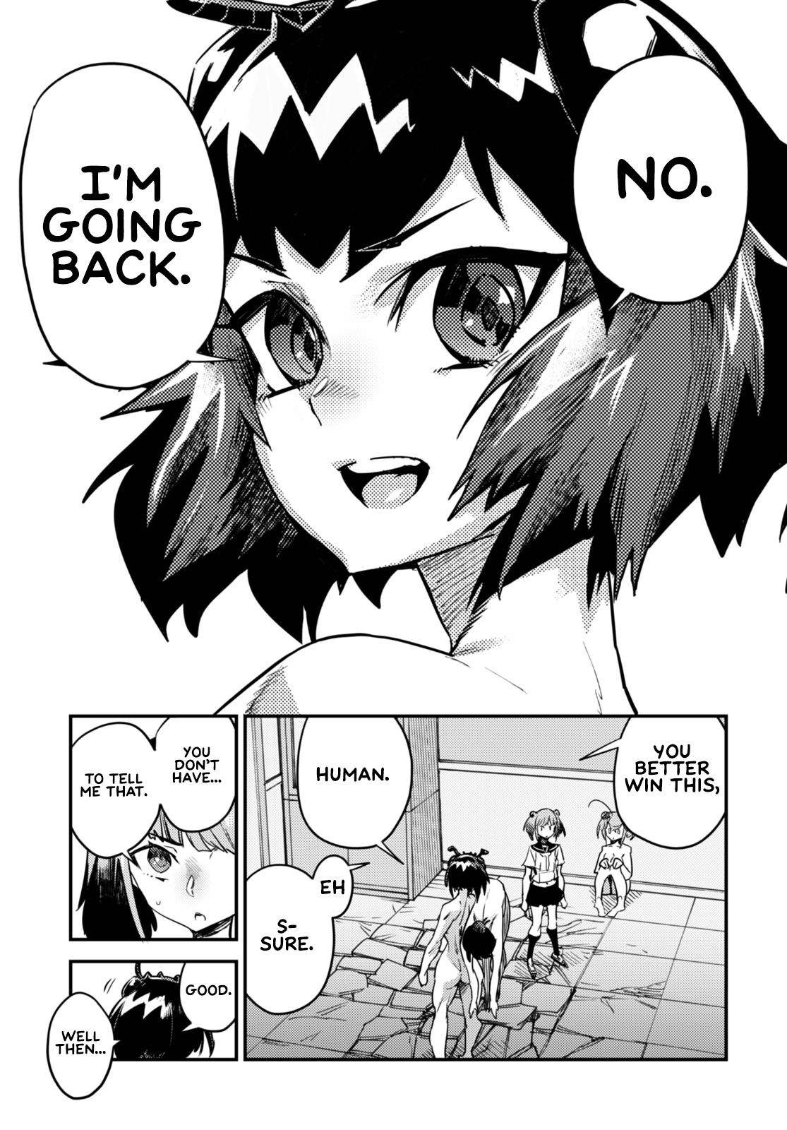 Konchuki Chapter 8 page 3 - Chapter 8: Eye for an Eye, Human for...