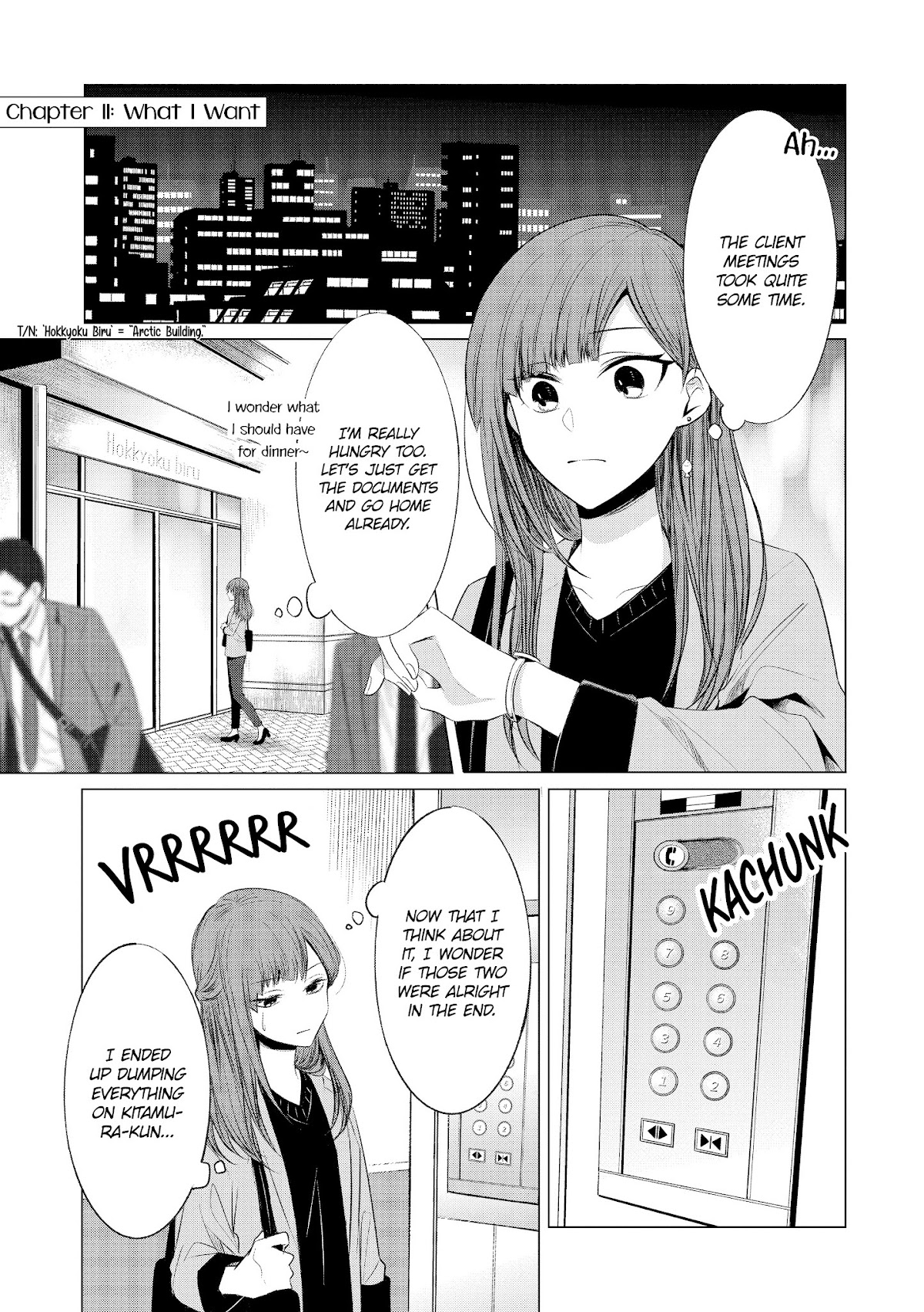 Kondo wa Korosaretakunai Azarashi-san Chapter 11 page 1 - Chapter 11: What I Want