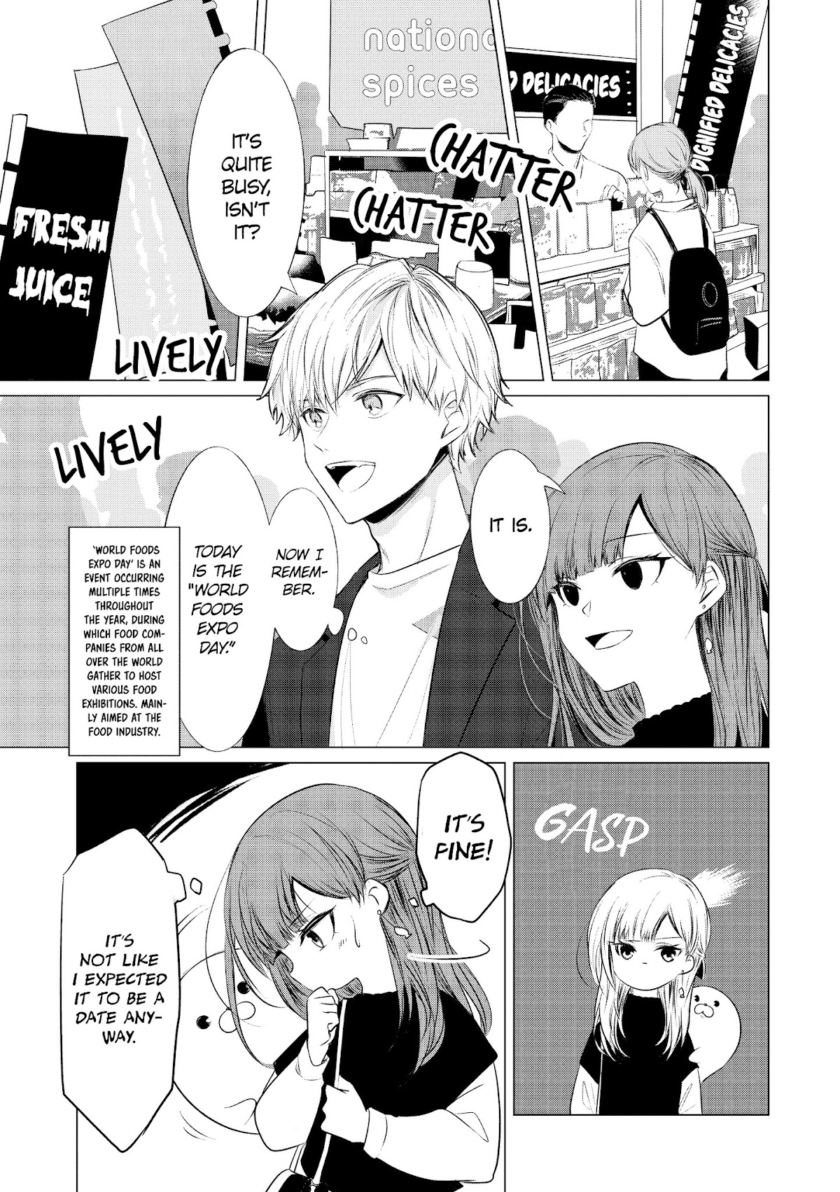Kondo wa Korosaretakunai Azarashi-san Chapter 13 page 3 - Chapter 13: Day Out With the Enemy