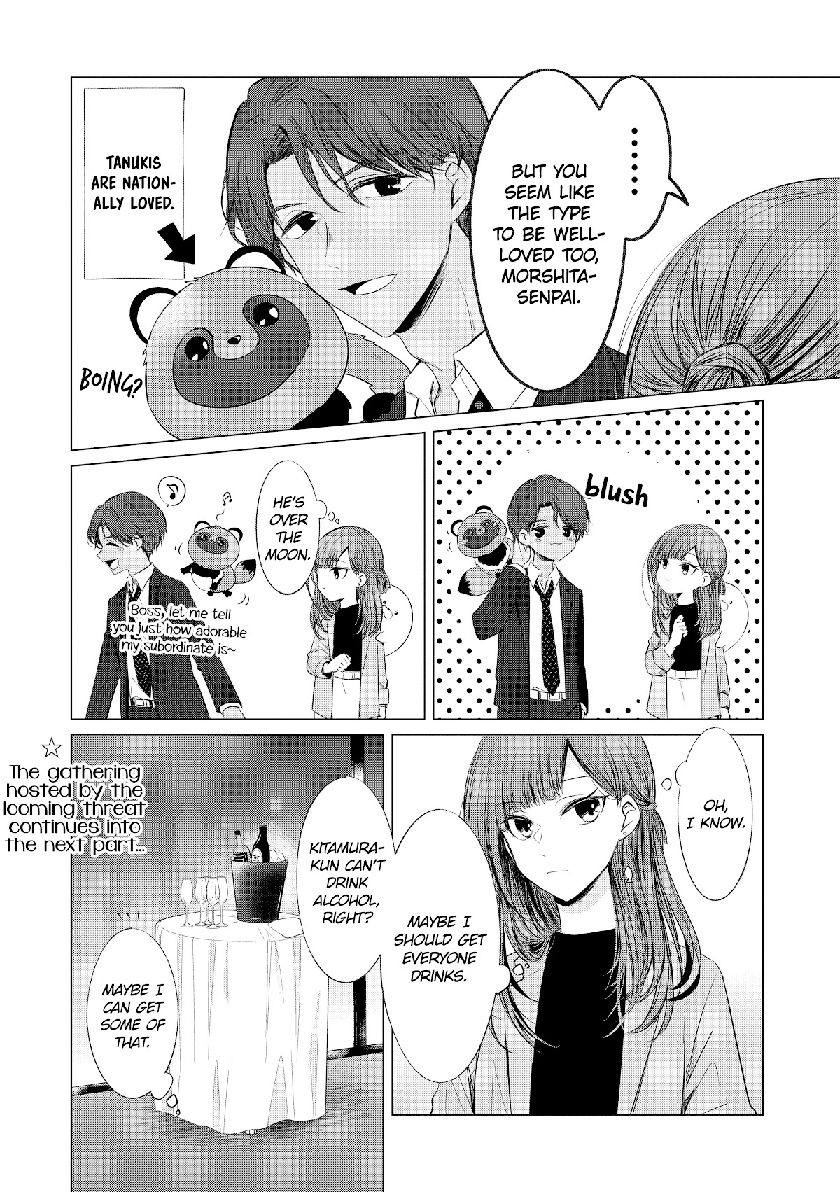 Kondo wa Korosaretakunai Azarashi-san Chapter 16 page 4 - Chapter 16: Social Gathering