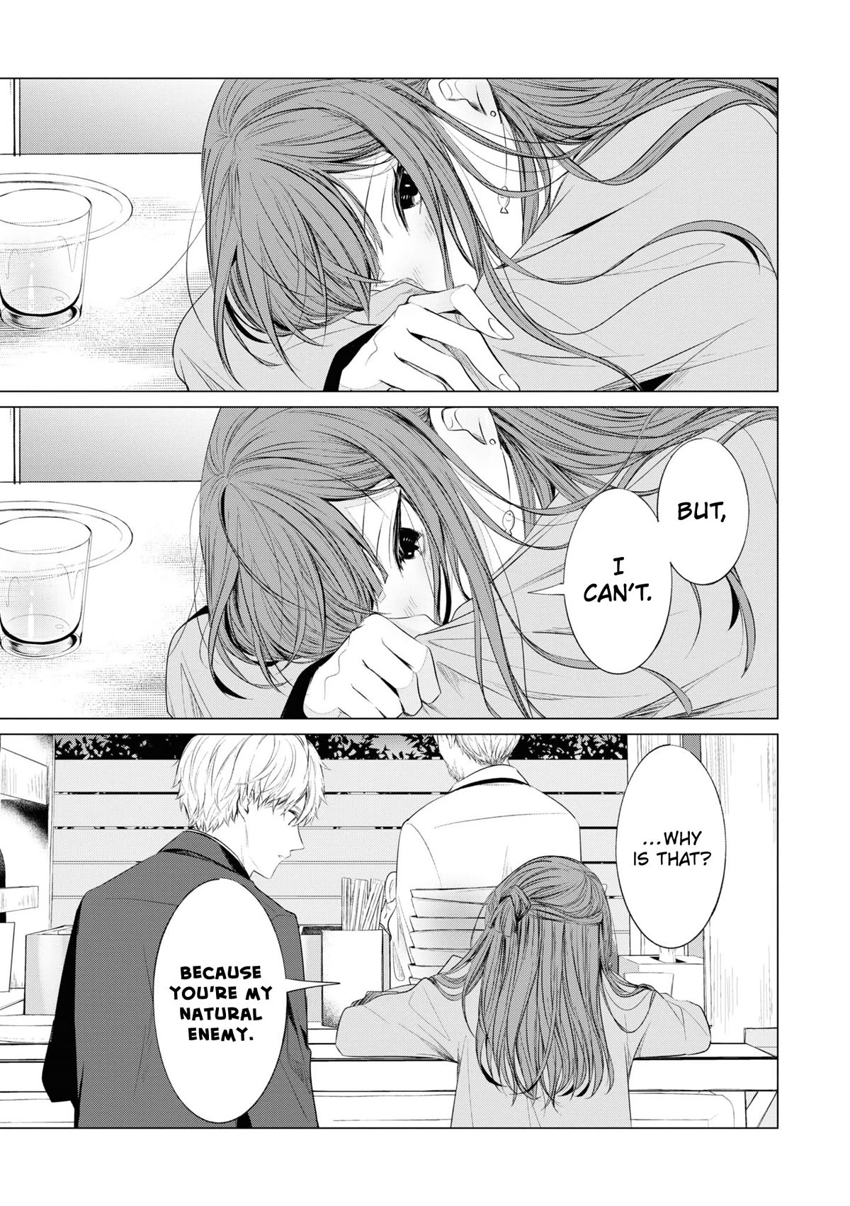 Kondo wa Korosaretakunai Azarashi-san Chapter 20 page 15 - Chapter 20: Because You're My Natural Enemy