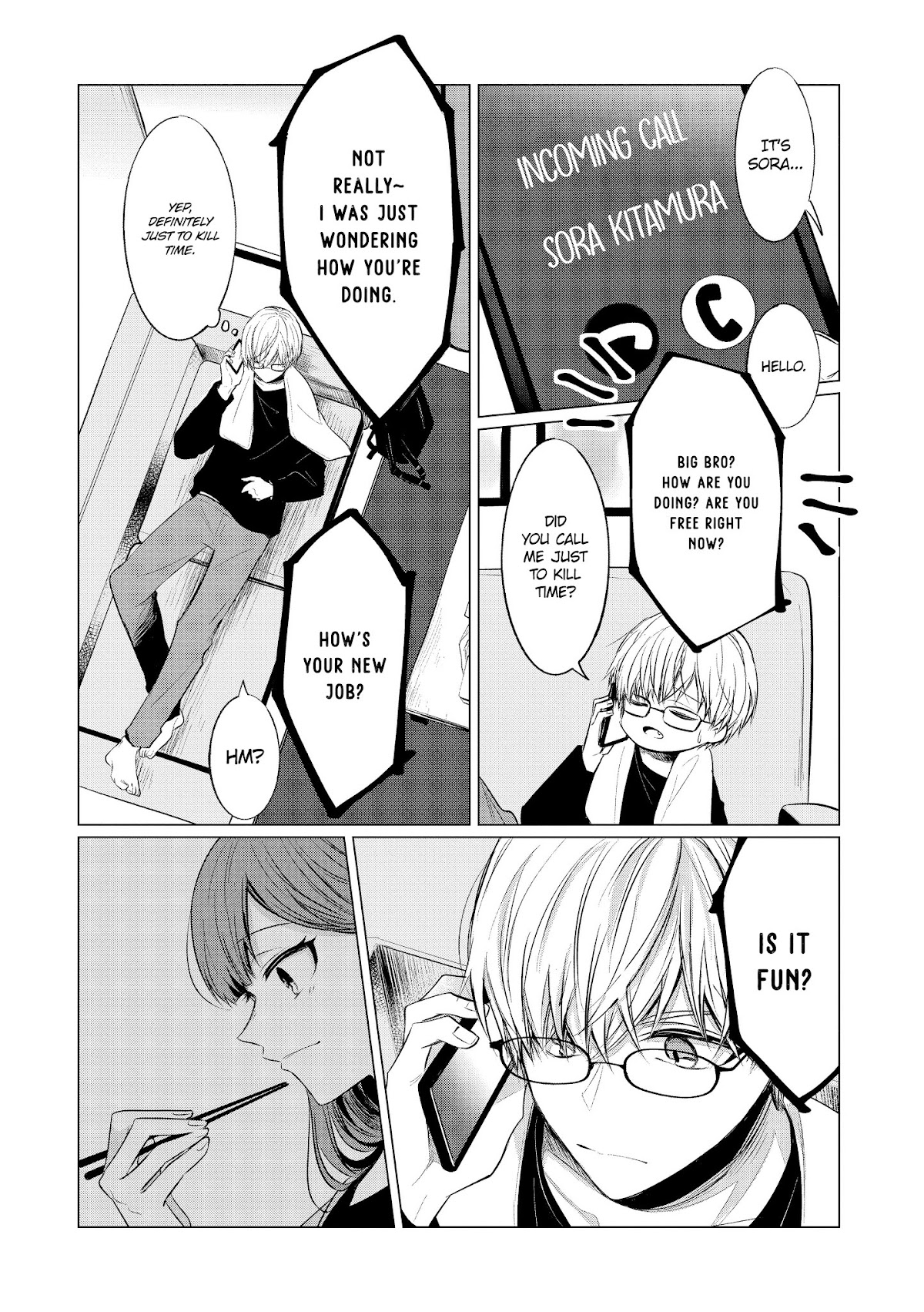 Kondo wa Korosaretakunai Azarashi-san Chapter 5 page 4 - Chapter 5: That Evening