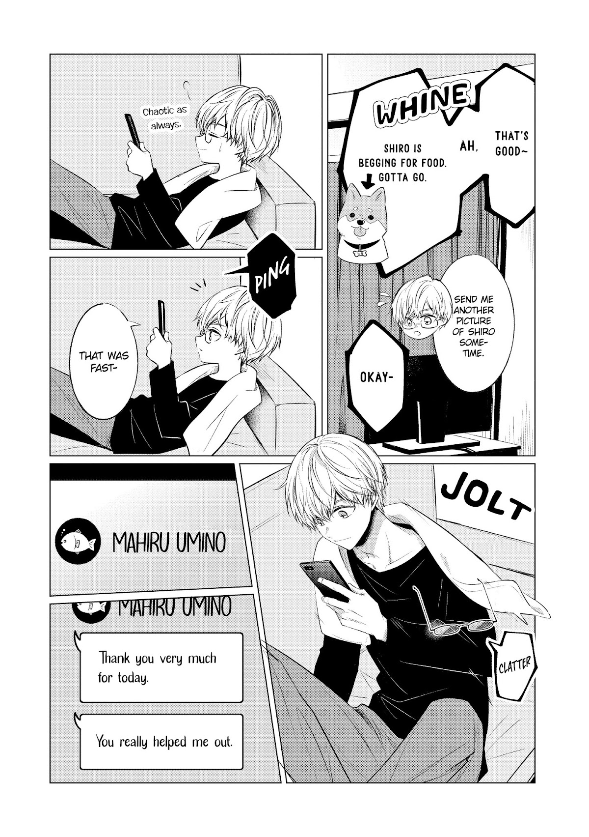 Kondo wa Korosaretakunai Azarashi-san Chapter 5 page 6 - Chapter 5: That Evening