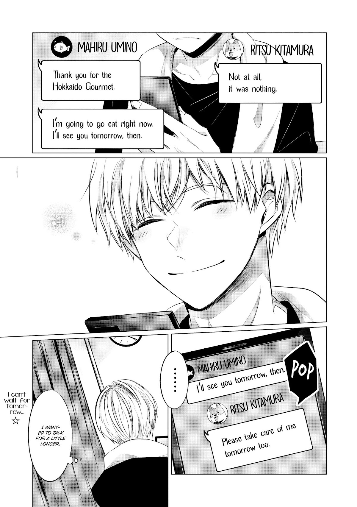 Kondo wa Korosaretakunai Azarashi-san Chapter 5 page 7 - Chapter 5: That Evening