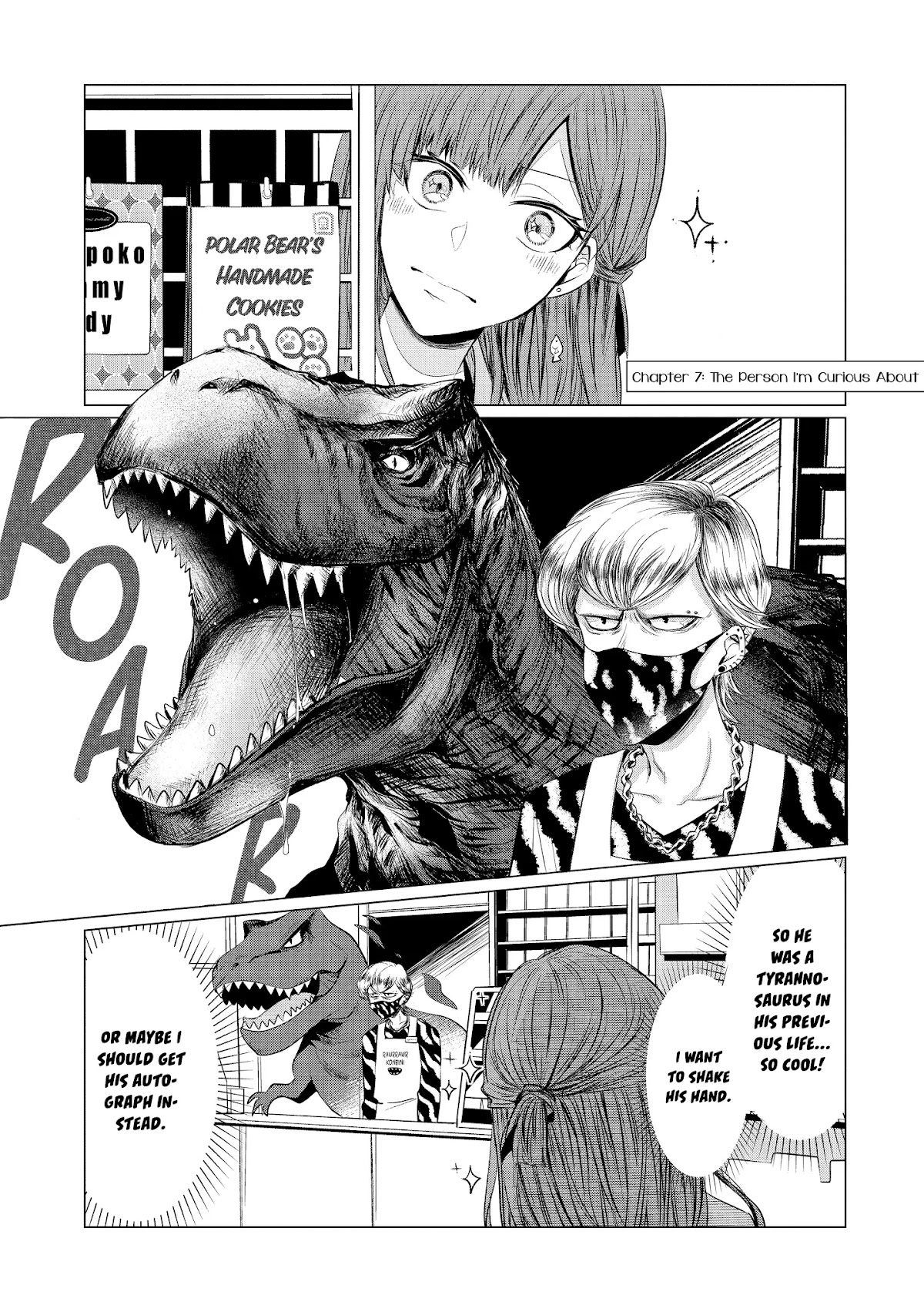 Kondo wa Korosaretakunai Azarashi-san Chapter 7 page 1 - Chapter 7: The Person I'm Curious About