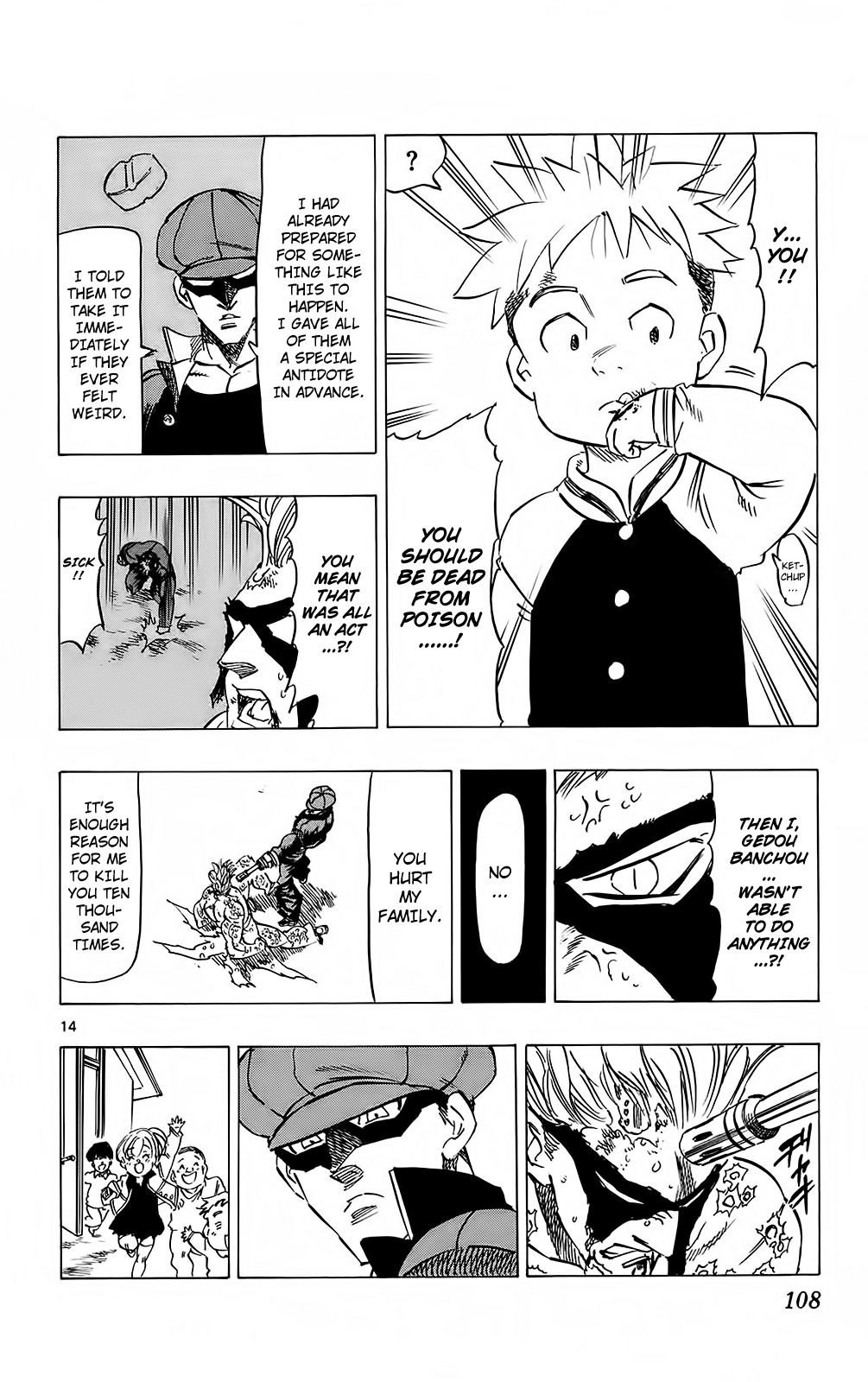 Kongou Banchou Chapter 101 page 14 - Chapter 101: Hikyou Banchou vs Gedou Banchou