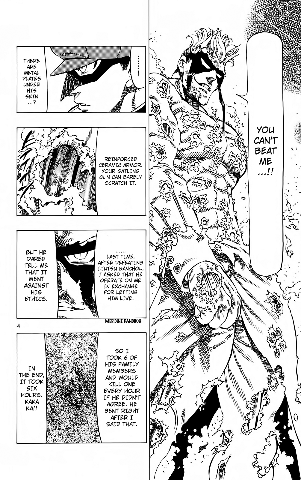 Kongou Banchou Chapter 101 page 4 - Chapter 101: Hikyou Banchou vs Gedou Banchou