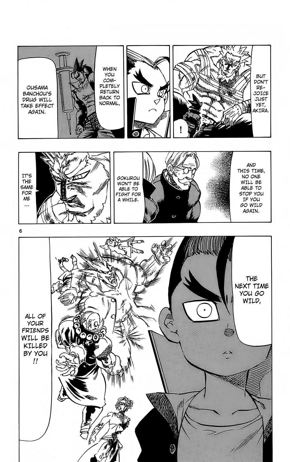 Kongou Banchou Chapter 105 page 6 - Chapter 105: Entrusted Hearts
