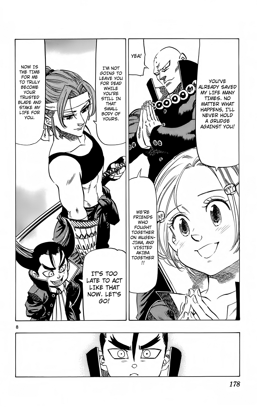 Kongou Banchou Chapter 105 page 8 - Chapter 105: Entrusted Hearts