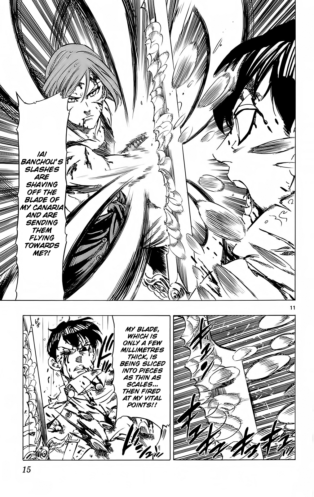 Kongou Banchou Chapter 106 page 15 - Chapter 106: Iai Banchou VS Kenpei Banchou