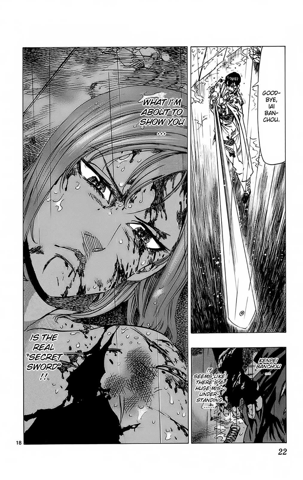 Kongou Banchou Chapter 106 page 21 - Chapter 106: Iai Banchou VS Kenpei Banchou