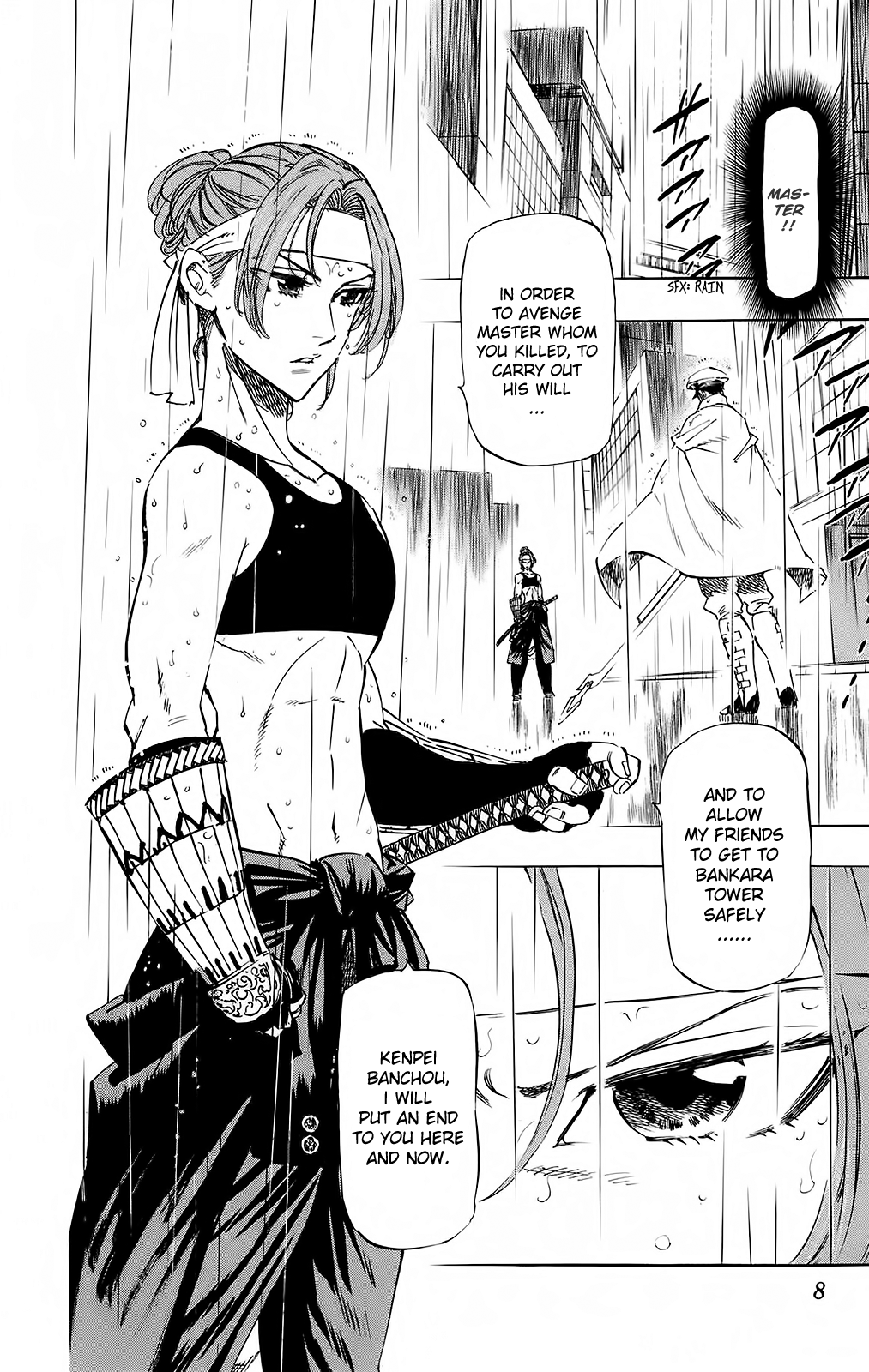 Kongou Banchou Chapter 106 page 8 - Chapter 106: Iai Banchou VS Kenpei Banchou