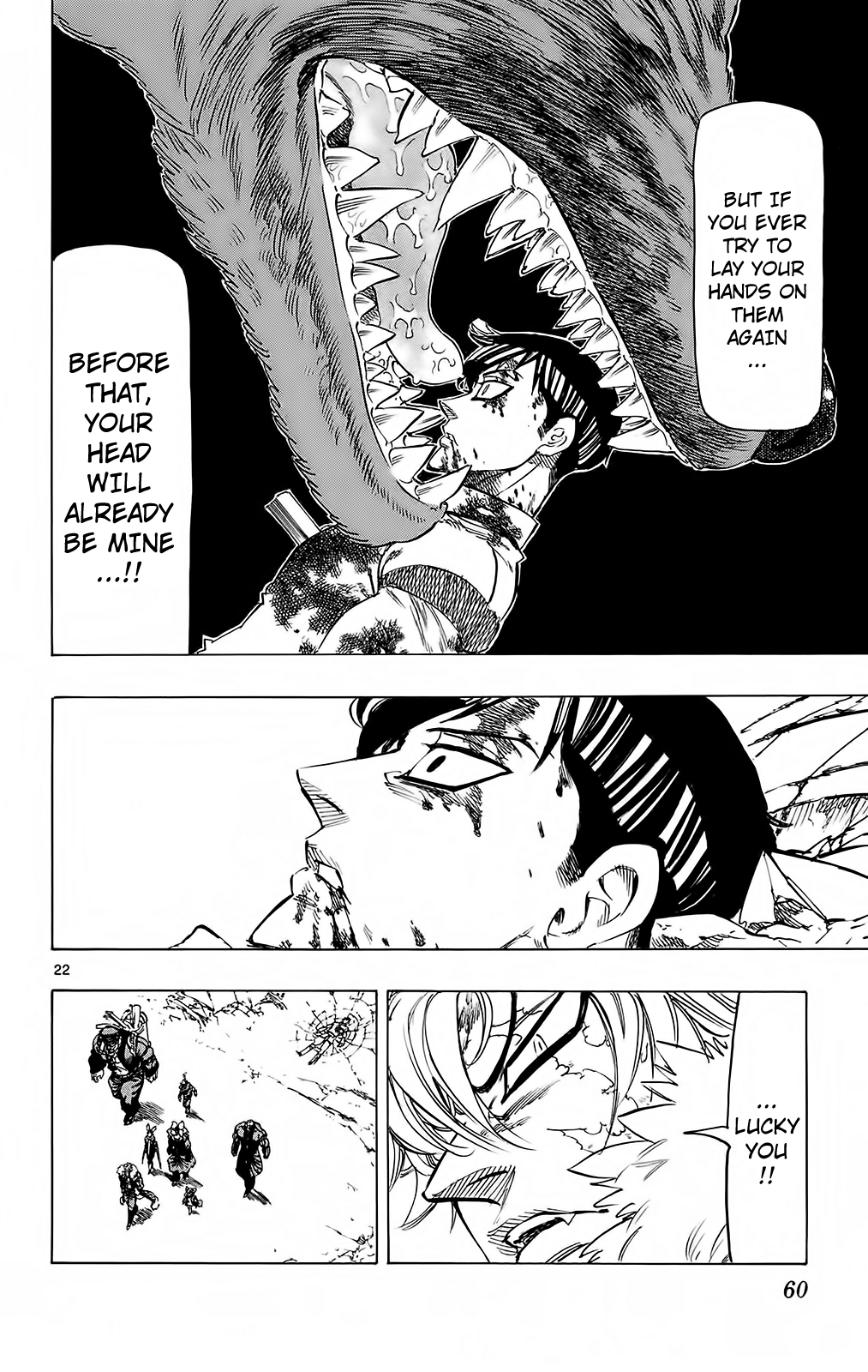 Kongou Banchou Chapter 108 page 22 - Chapter 108: The Rhapsody of Beasts