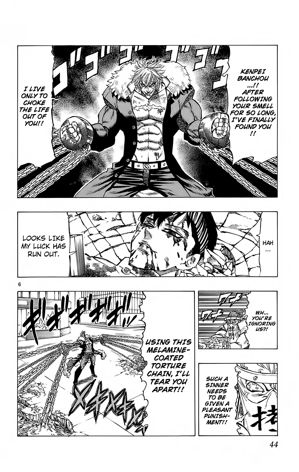 Kongou Banchou Chapter 108 page 6 - Chapter 108: The Rhapsody of Beasts