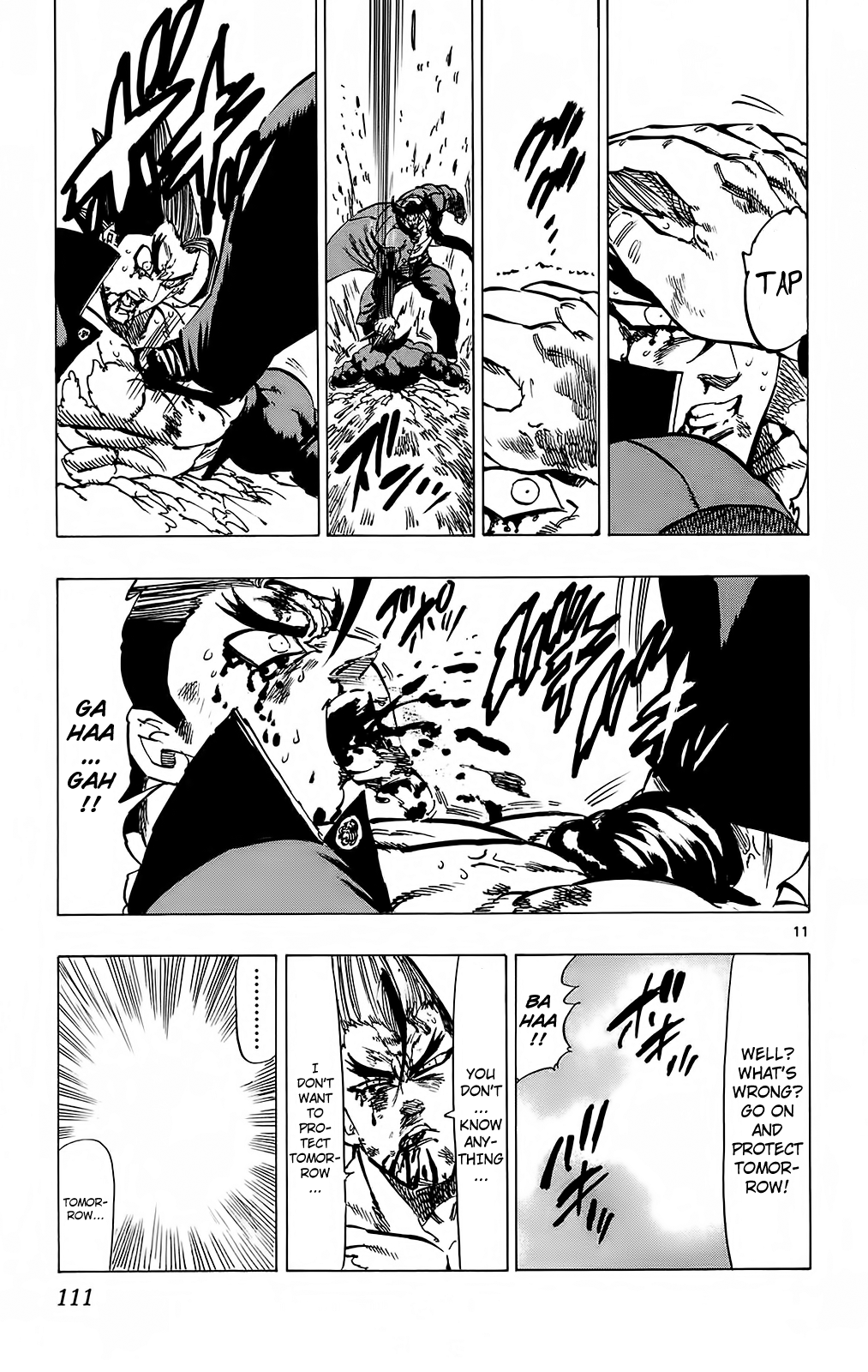 Kongou Banchou Chapter 111 page 11 - Chapter 111: Kongou Akira vs Kongou Takeshi