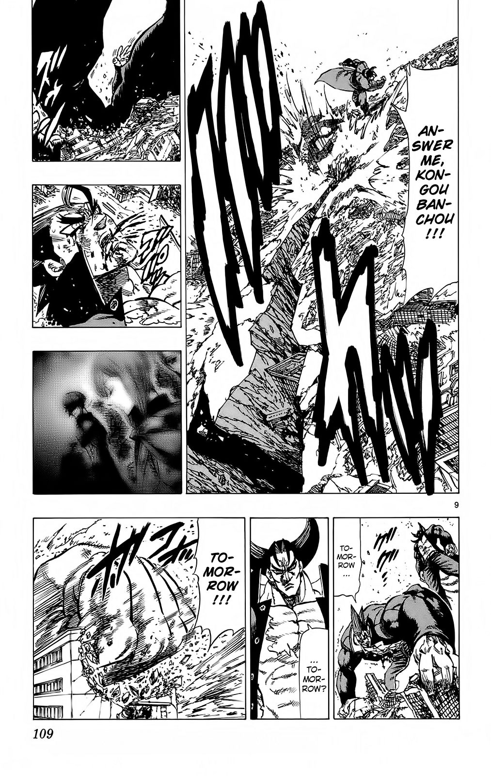 Kongou Banchou Chapter 111 page 9 - Chapter 111: Kongou Akira vs Kongou Takeshi