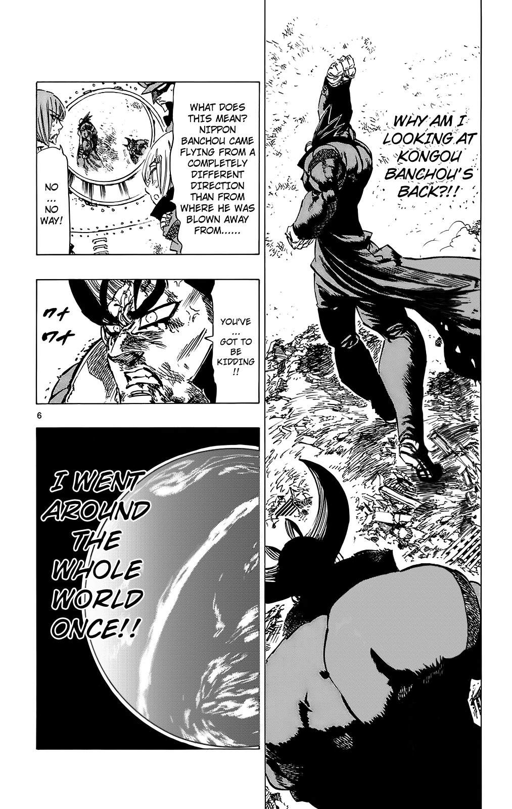 Kongou Banchou Chapter 112 page 6 - Chapter 112: Kongou Banchou vs Nippon Banchou