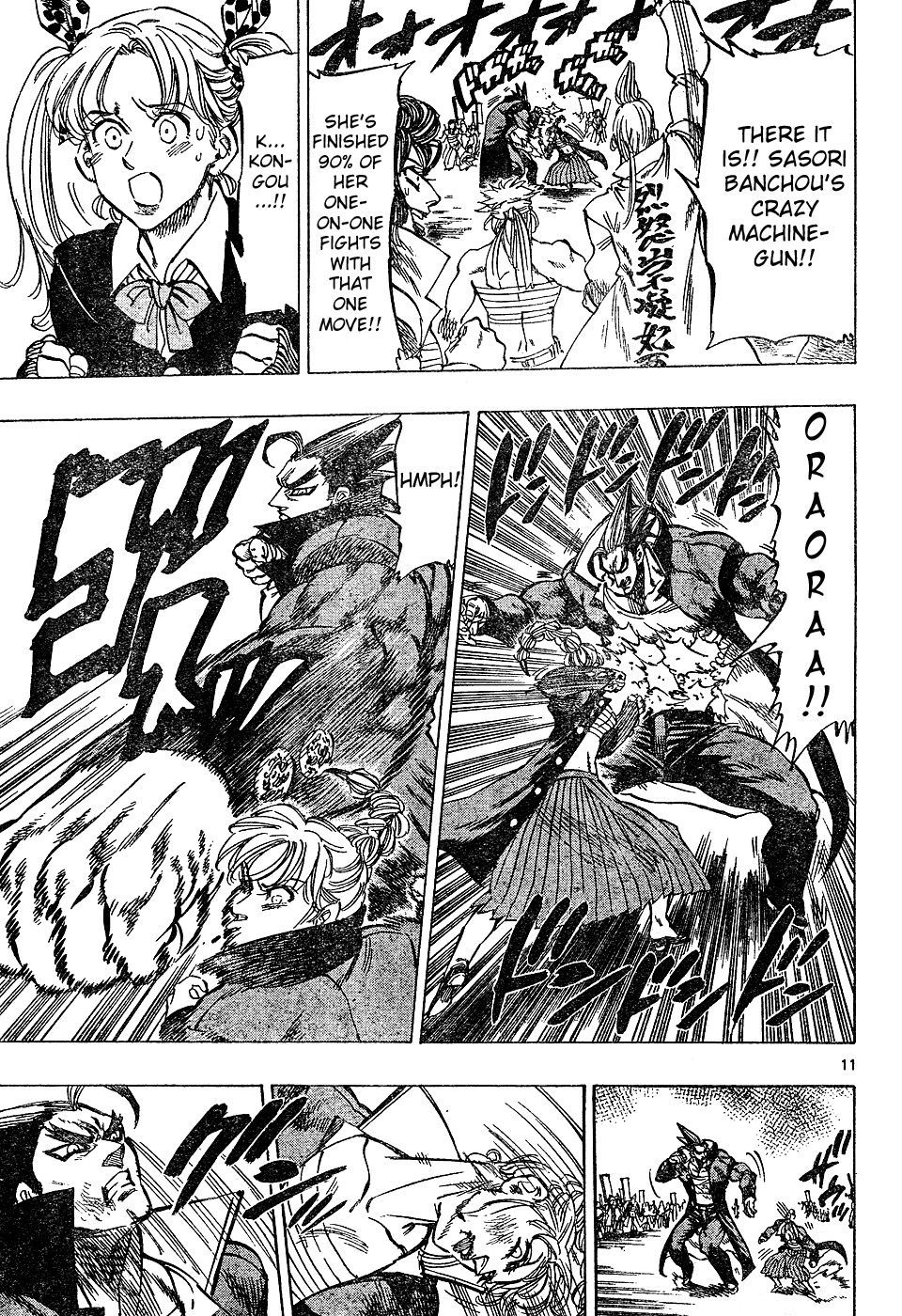 Kongou Banchou Chapter 21 page 11 - Chapter 21: Kongou Banchou vs Sasori Banchou
