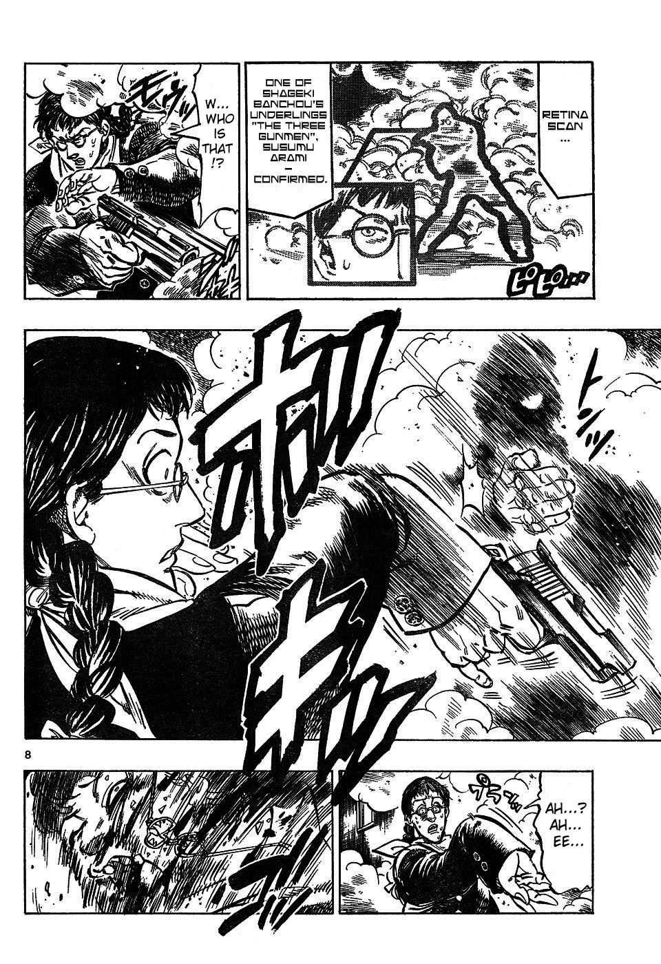 Kongou Banchou Chapter 42 page 8 - Chapter 42: The Cool-Headed Hunter