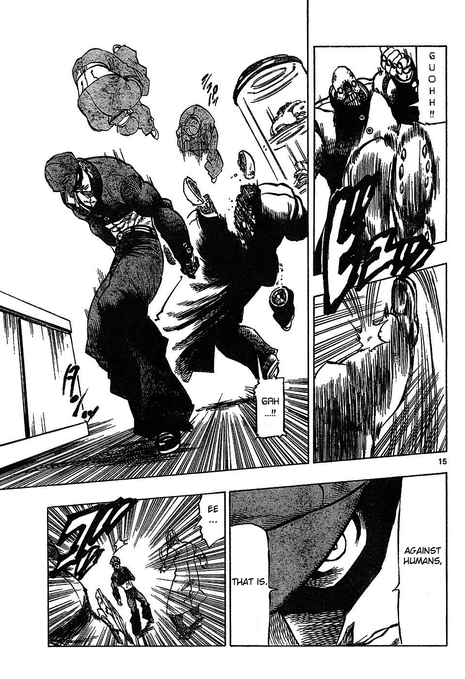 Kongou Banchou Chapter 46 page 15 - Chapter 46: The Dark Avenger
