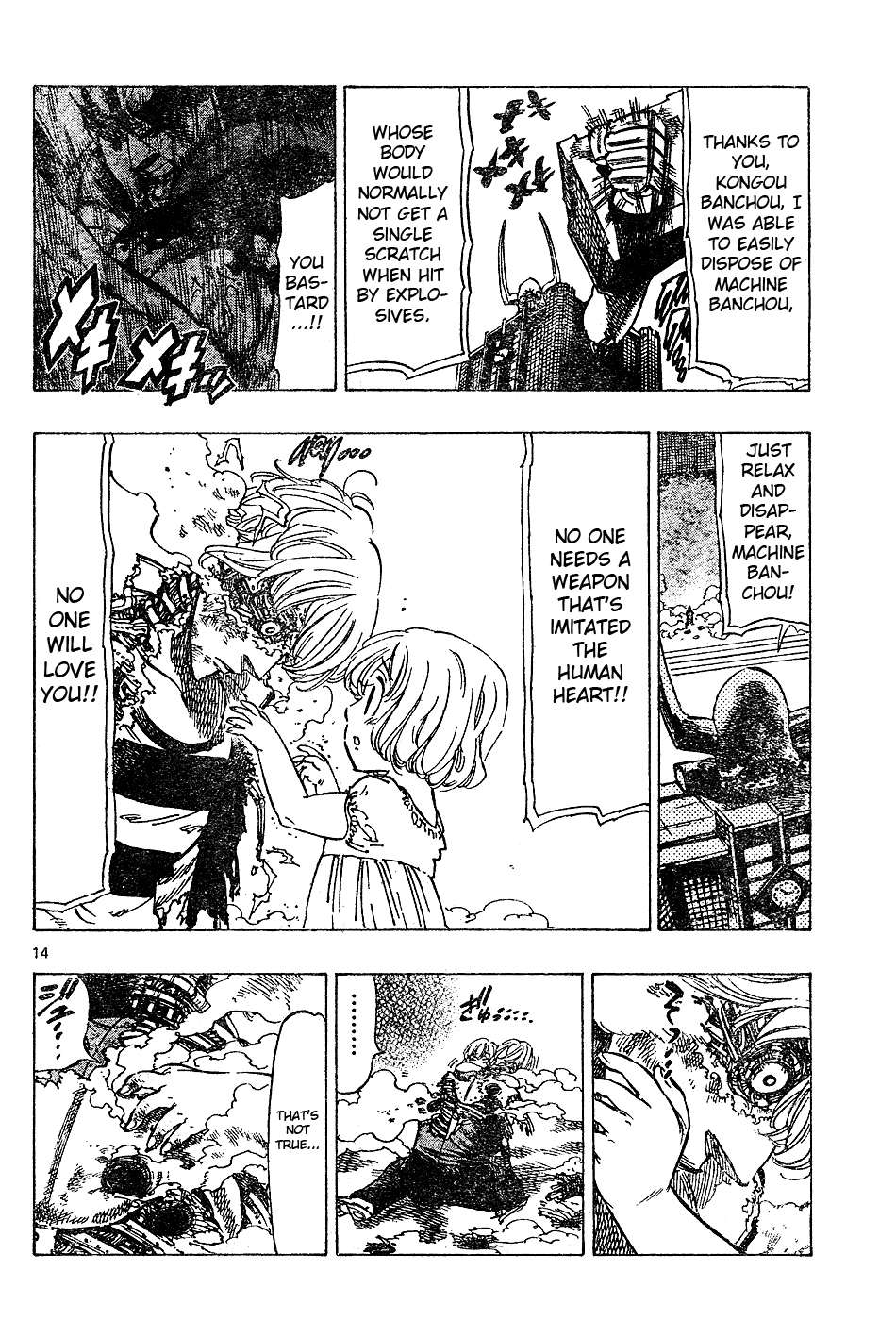 Kongou Banchou Chapter 56 page 14 - Chapter 56: What He Wants to Protect