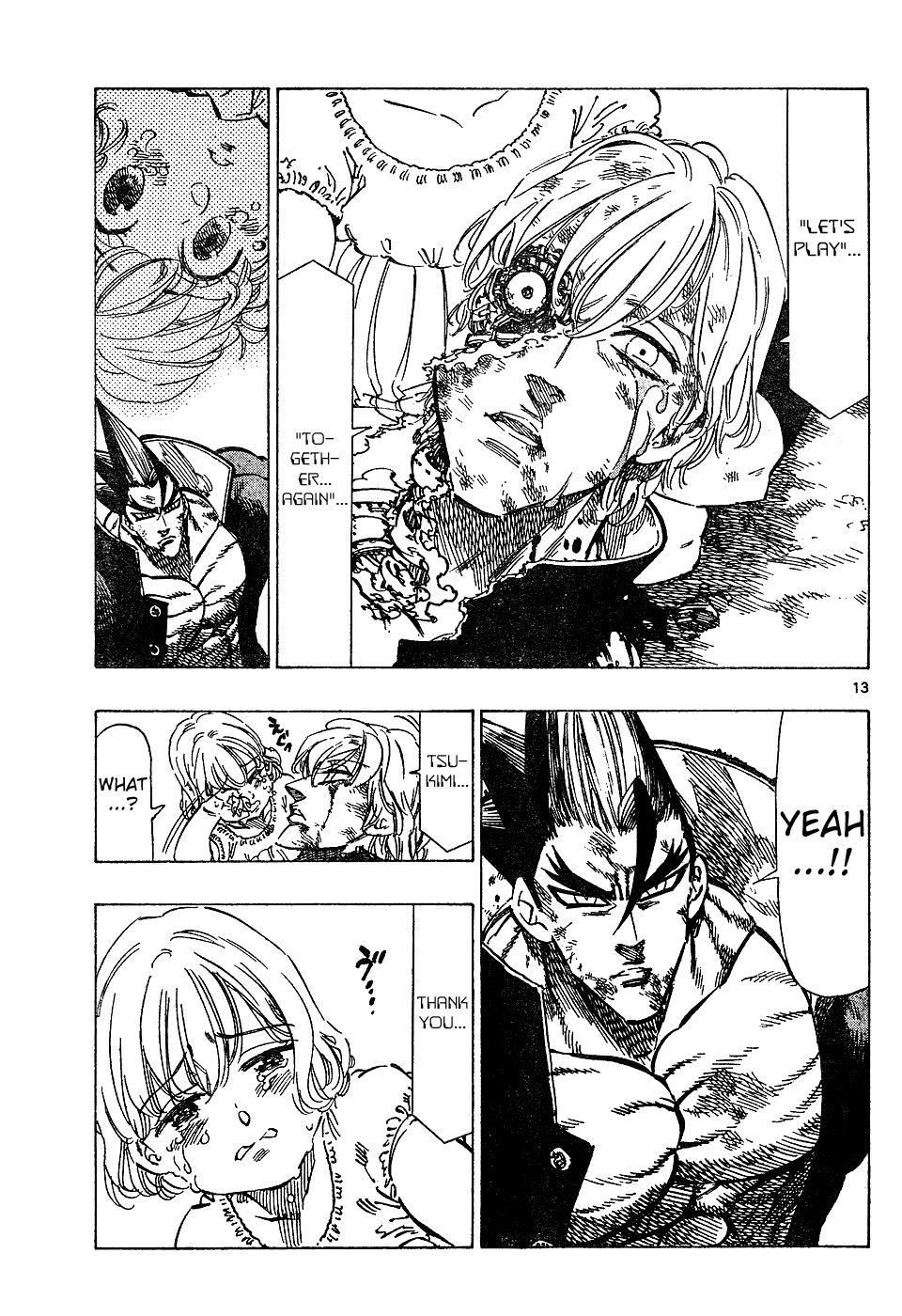 Kongou Banchou Chapter 57 page 13 - Chapter 57: Farewell, Steel Soldier...