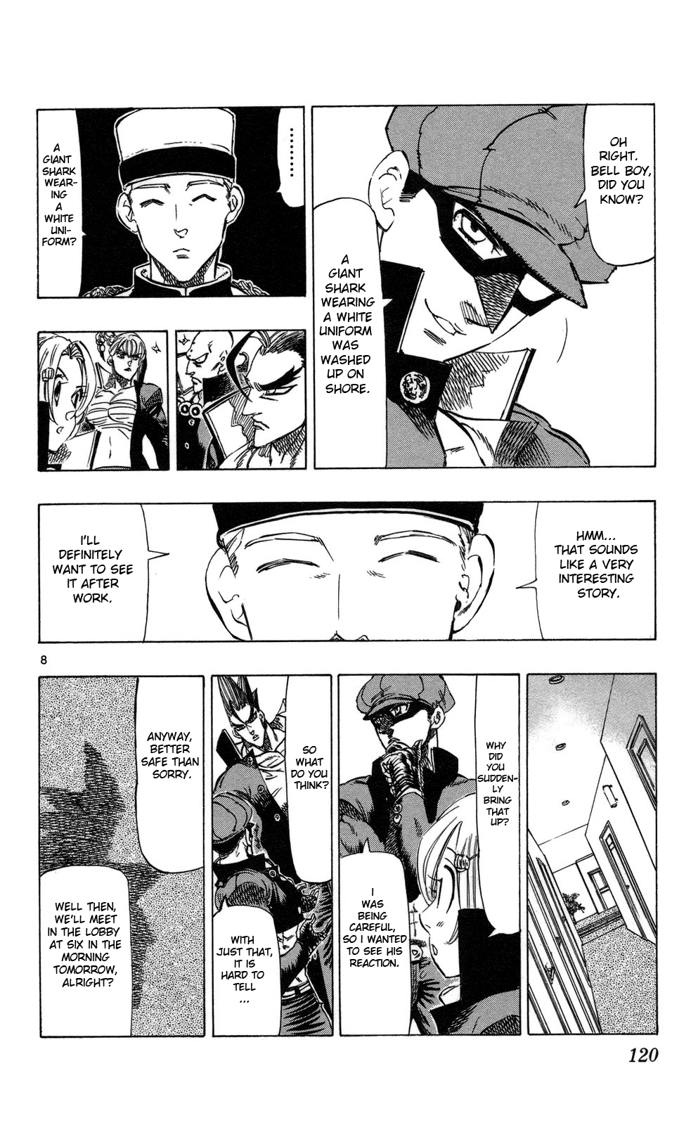 Kongou Banchou Chapter 72 page 8 - Chapter 72: The Sea Fog Hotel