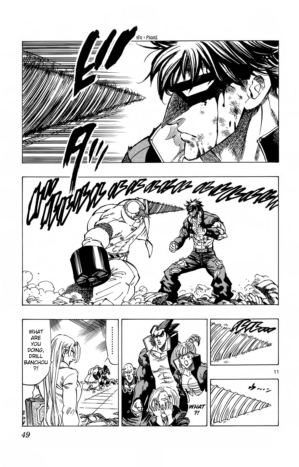 Kongou Banchou Chapter 78 page 11 - Chapter 78: Hikyou Banchou's Tenacity