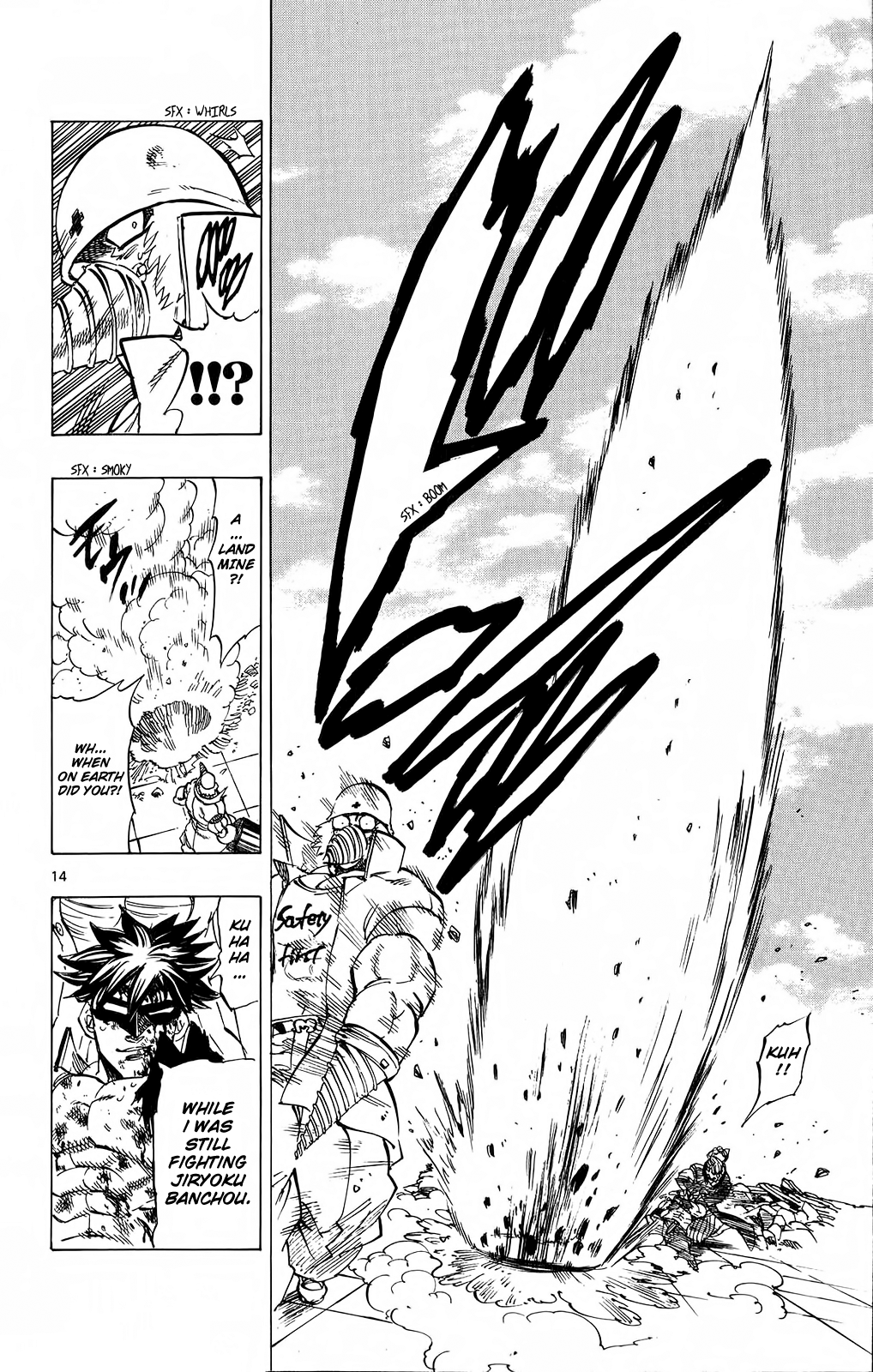 Kongou Banchou Chapter 78 page 14 - Chapter 78: Hikyou Banchou's Tenacity