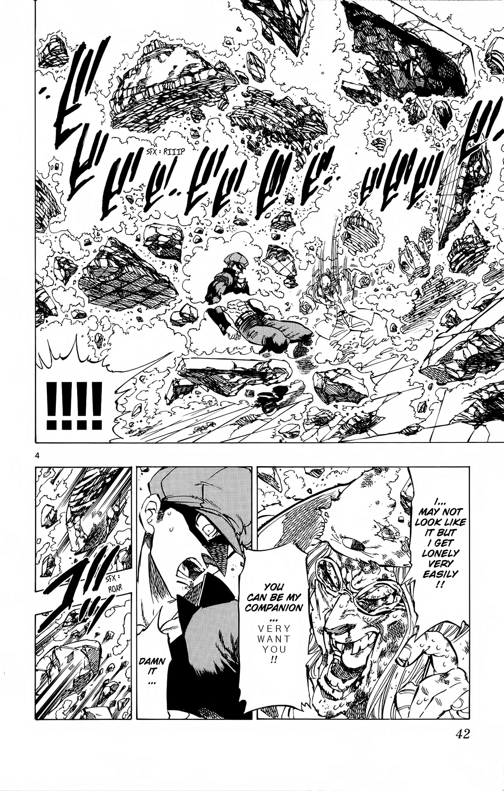 Kongou Banchou Chapter 78 page 4 - Chapter 78: Hikyou Banchou's Tenacity