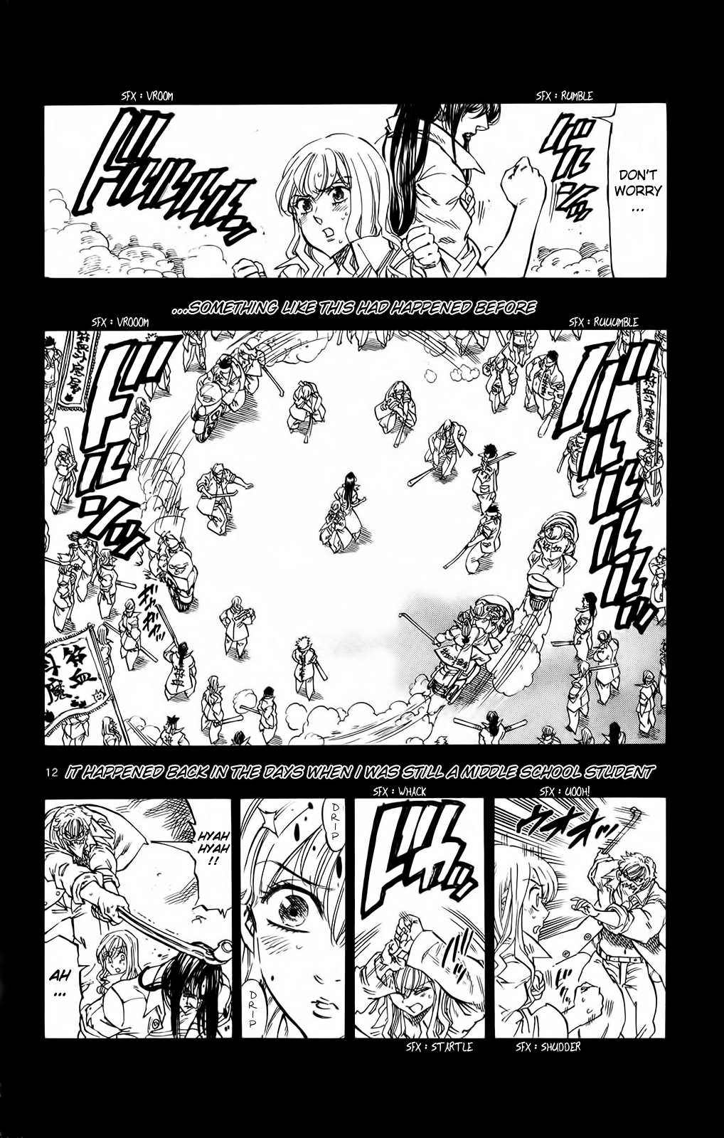 Kongou Banchou Chapter 79 page 12 - Chapter 79: Sasori Banchou vs Drill Banchou