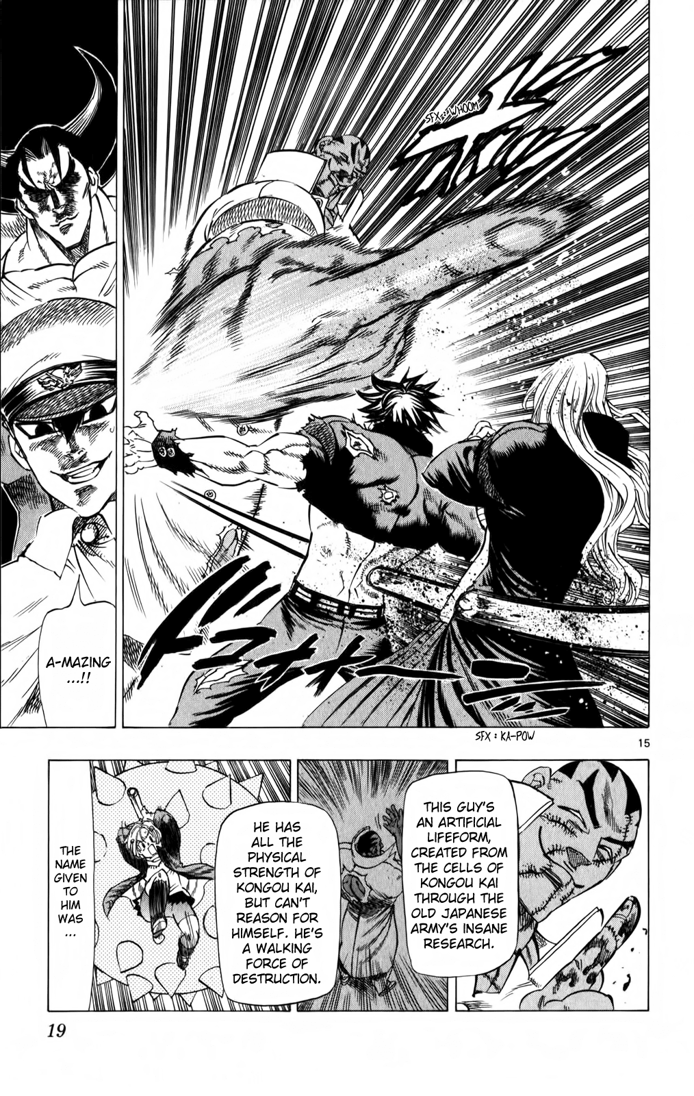 Kongou Banchou Chapter 86 page 19 - Chapter 86: The Nightmare Awakens