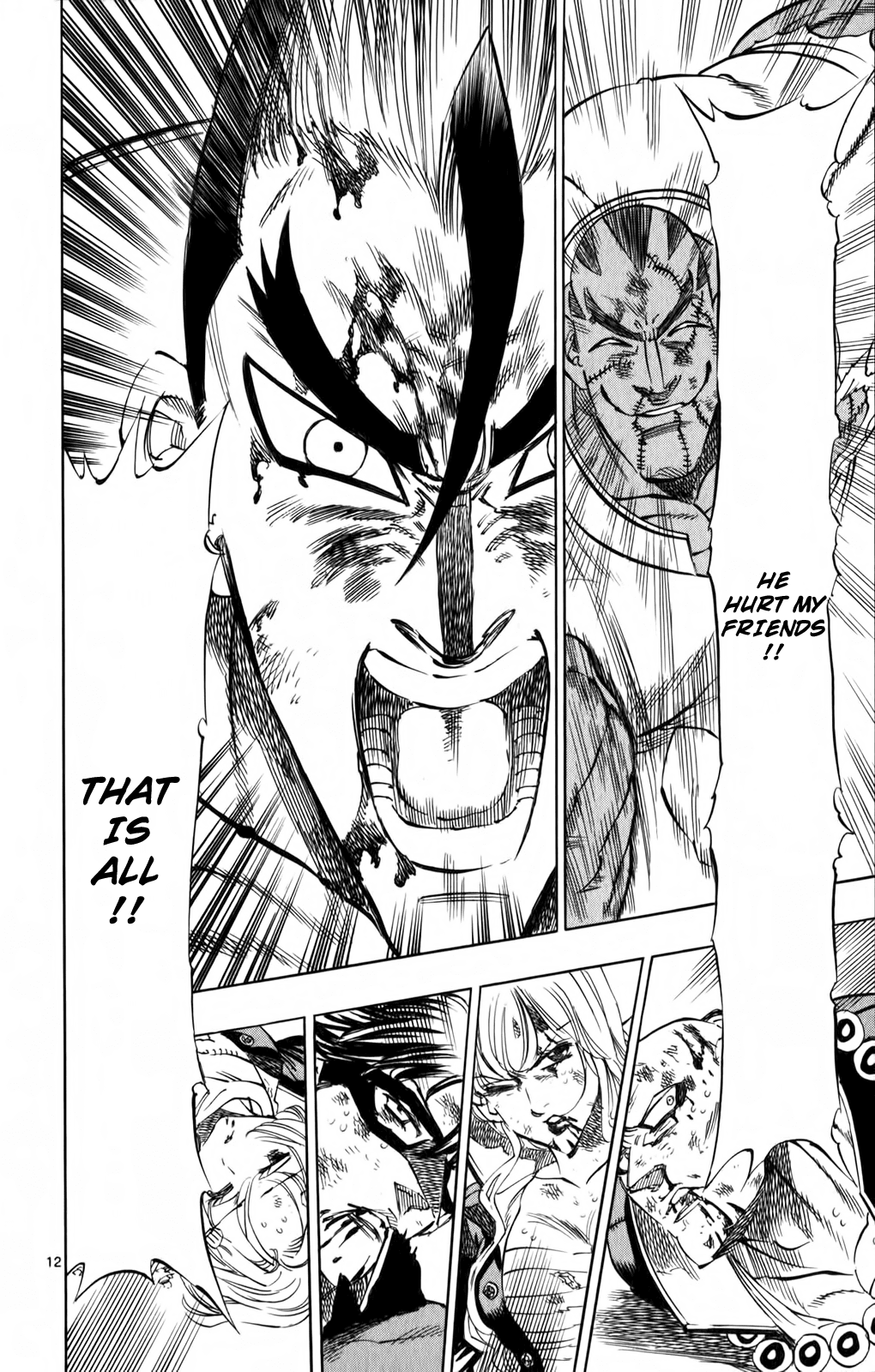 Kongou Banchou Chapter 87 page 12 - Chapter 87: Battlefield Mugenjima