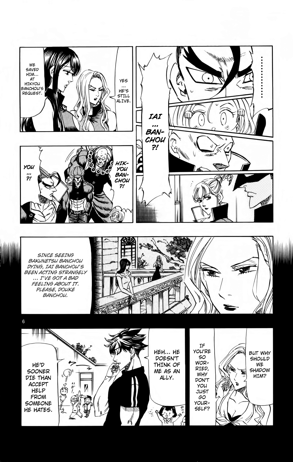 Kongou Banchou Chapter 91 page 6 - Chapter 91: The Man Who Lived