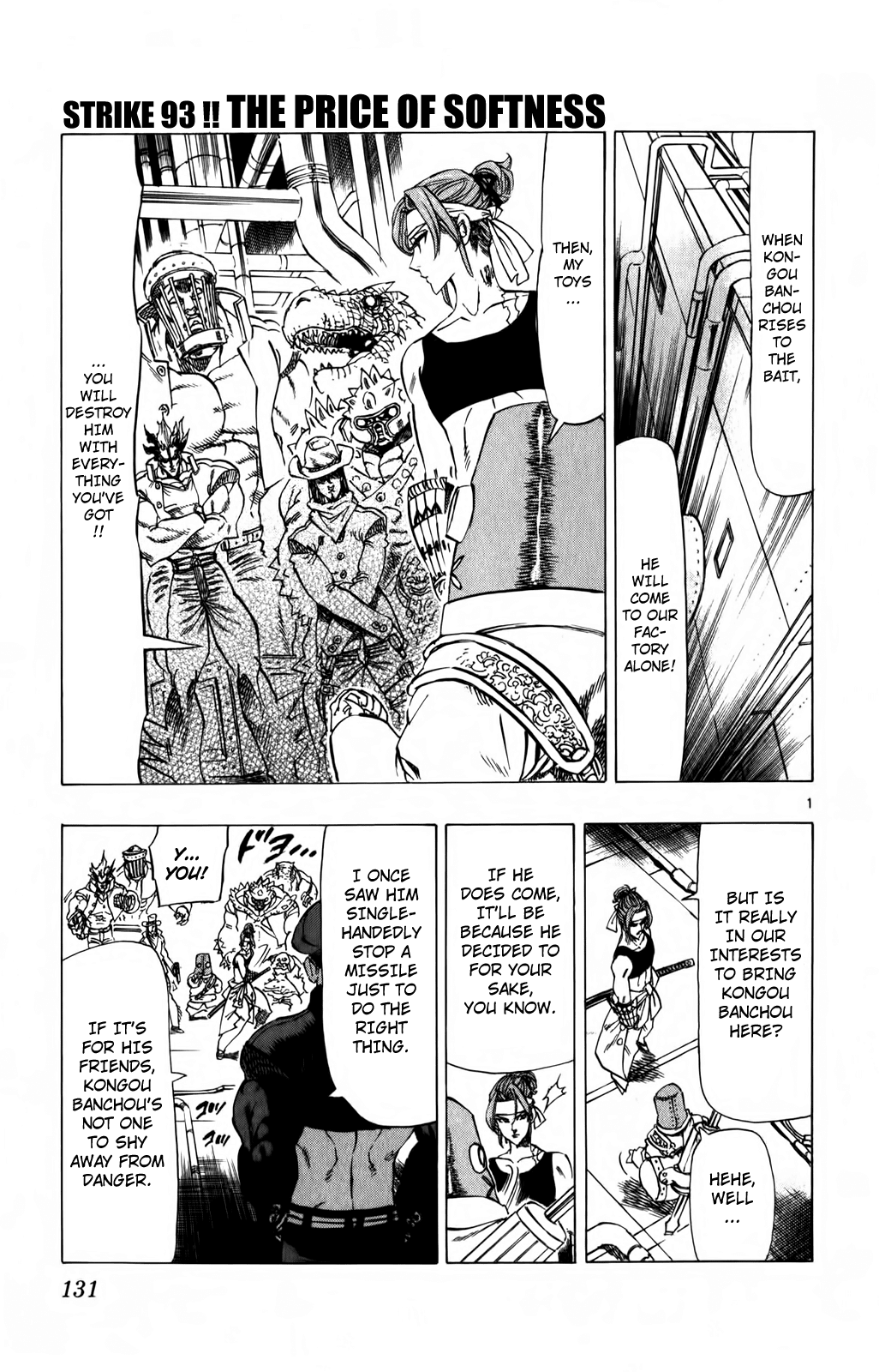Kongou Banchou Chapter 93 page 1 - Chapter 93: The Price of Softness