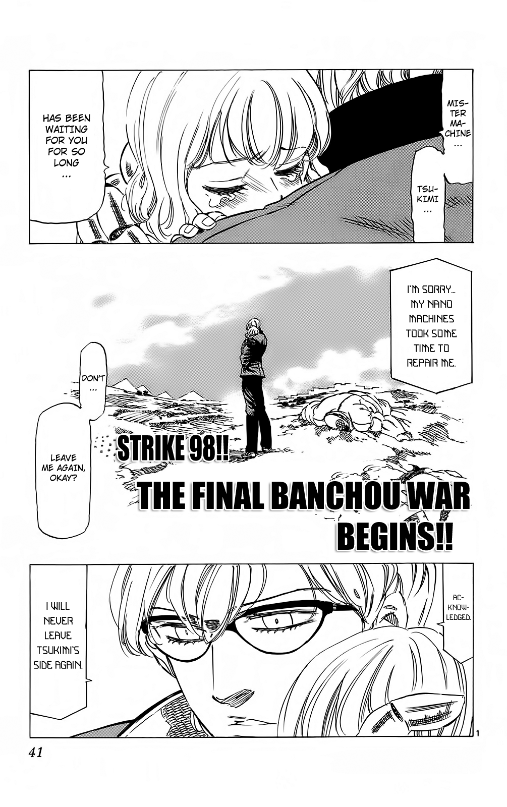 Kongou Banchou Chapter 98 page 1 - Chapter 98: The Final Banchou War Begins