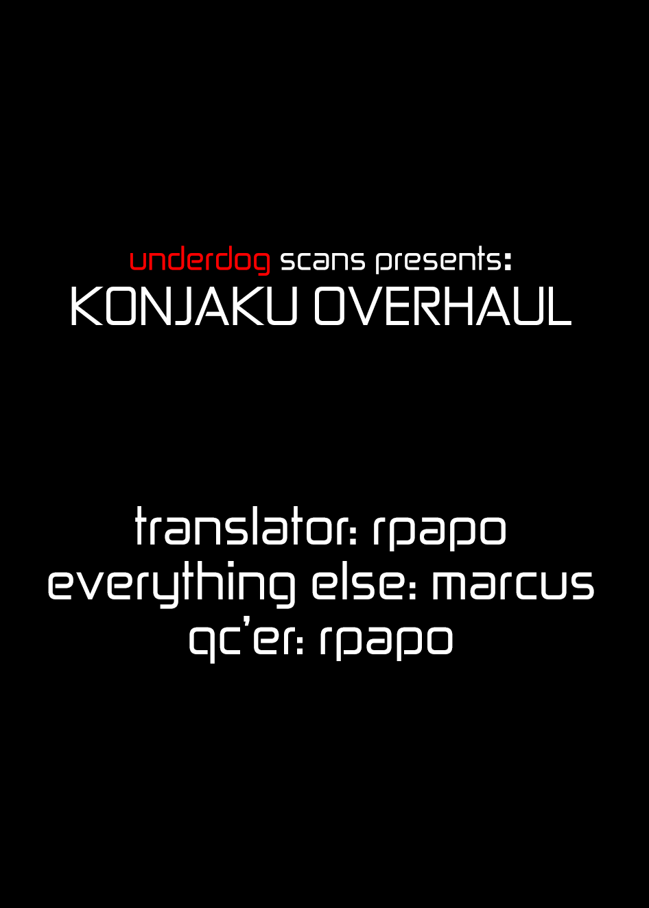 Konjaku Overhaul Chapter 0.2 page 1 - Chapter 0 v2 : [Oneshot]