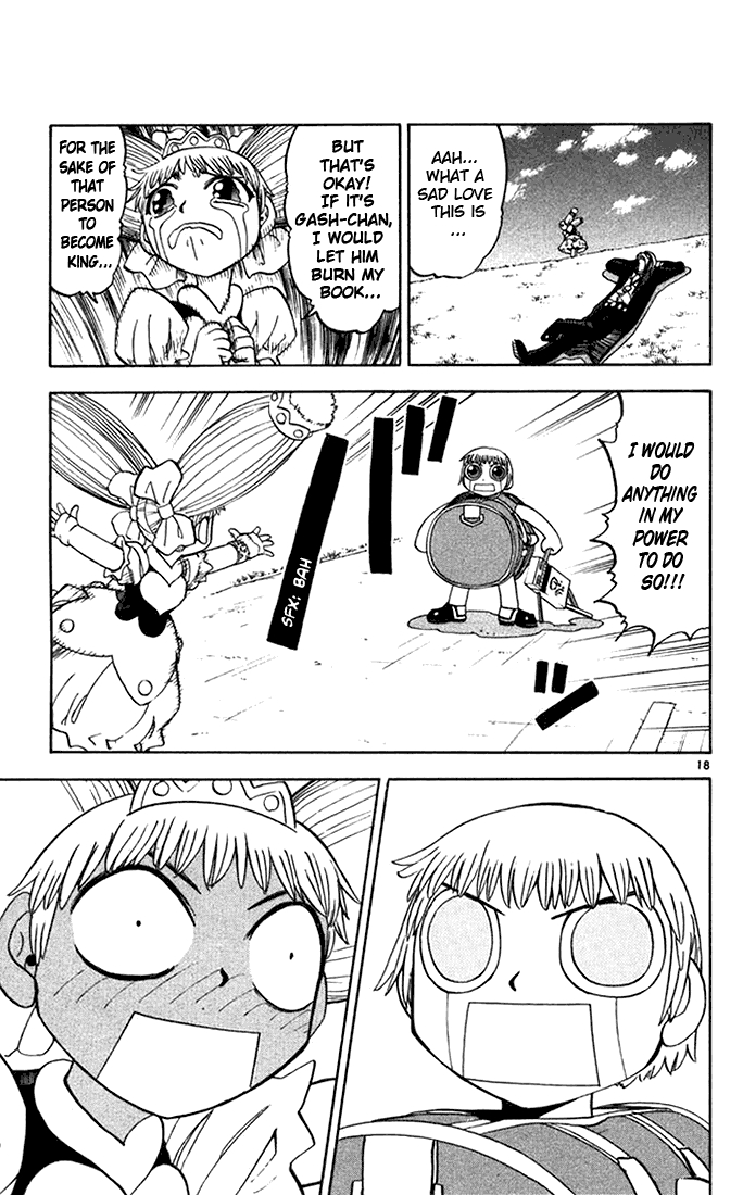 Konjiki no Gash!! Chapter 100 page 18 - Chapter 100: Sincere Feelings